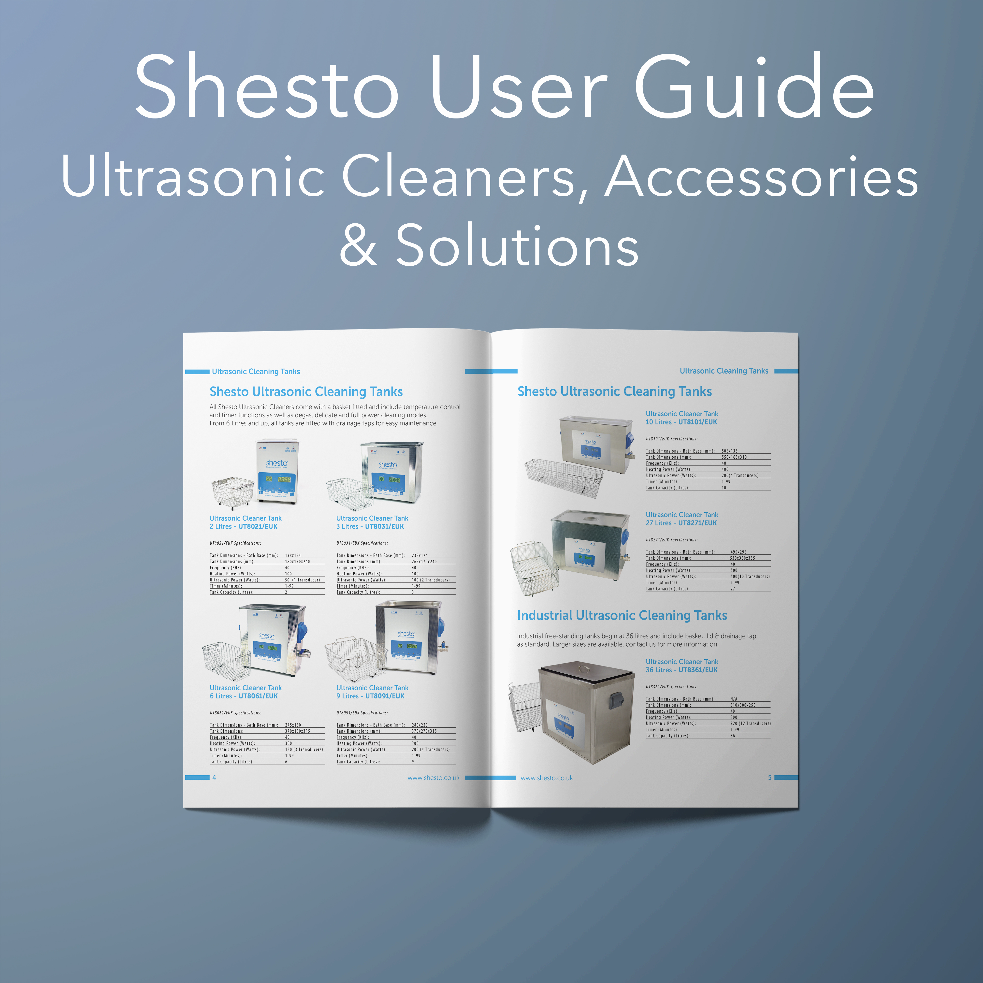 New User Guide for Ultrasonic Cleaners